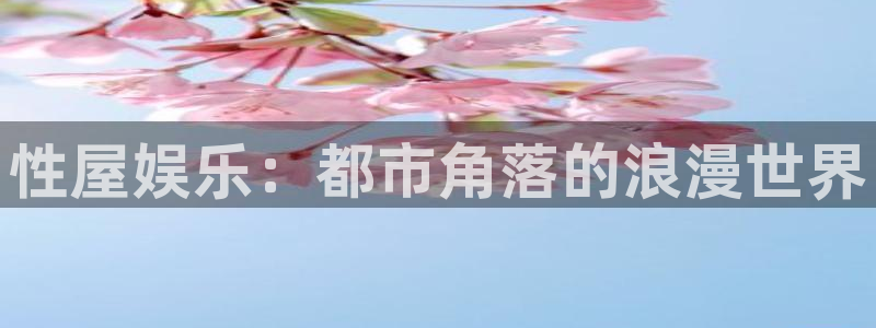 OB视讯体育2官网入口：性屋娱乐：都市角落的浪漫世界