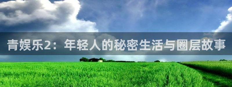 OB视讯官网版：青娱乐2：年轻人的秘密生活与圈层故事